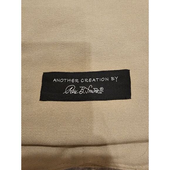 NWOT Park B. Smith Canvas/Leather 2 Bottle Wine Bag - Picture 12 of 16